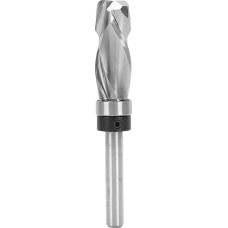 Solid Carbide Compression Flush Trim Router Bit 1/4 Shank Extra with Upper Bearing 1/2 Inch