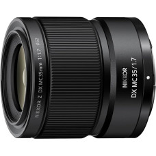 Nikon Nikkor Z DX MC 35 mm f/1.7 (ryškus makroobjektyvas nuotraukoms ir vaizdo įrašams, 220 g šviesos)