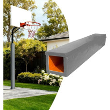 Stangenpolsterung für Aufprallschutz, 2 cm dicke Schaumstofffolie für Keller und Basketballpfosten, langlebige Polsterung für erhöhte Sicherheit und Schutz