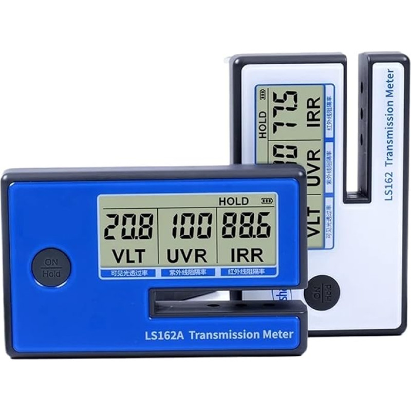 Saulės plėvelės testeris Fenster Transmisijos matuoklis IR UV VLT Messung Auto Tönung LS162 LS162A, Projektų techninės priežiūros prietaisas (162A)