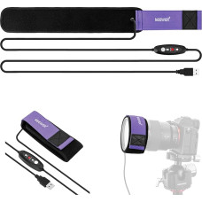 NEEWER 500 mm objektyvo šildytuvas fotoaparatui teleskopui, USB objektyvo šildytuvas su 3 temperatūros lygiais, objektyvo šildytuvas apsaugo nuo rasos rūko ir kondensato, skirtas DSLR fotoaparatams, žiūronams, astrofotografijai HW-30B