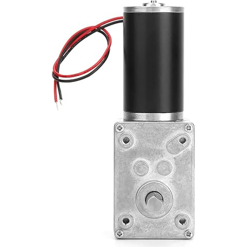 Generic Reversibler Schneckengetriebemotor, Schlagfester Elektrischer Getriebemotor für Werbegeräte und Intelligente Geräte (12 V, 130 U/min)