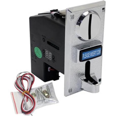 Programmable Plastic Multi Coin Acceptor, Electronic Roll Down Coin Acceptor, Dial Mechanism, Side Coin Selector