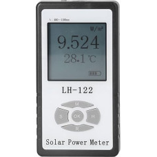 Solar - Power - Meter, Handgerät, LH - 122 Modell - Datenspeicherfunktion, Kratzfestes ABS - Gehäuse, Für Sonnenenergie - Messung