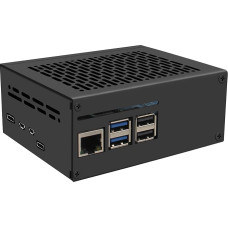 Geekworm X1201-C1 Metal Case for Raspberry Pi 5 & X1201 UPS Shield