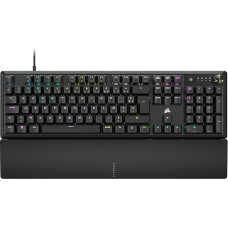 Corsair K70 Core RGB Mechanical Gaming Keyboard with Palm Rest - Pre-Lubricated Linear Keys MLX Red - Sound Dampening - iCUE Compatible - AZERTY FR Layout - Black