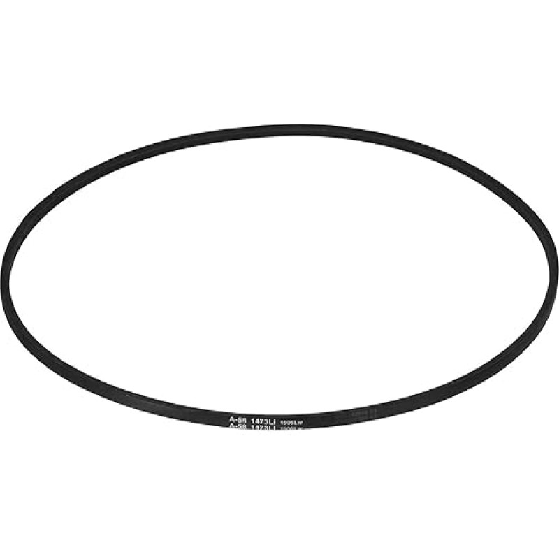 tiekimo žemėlapis A58 Gummiriemen, A-Abschnitt, 152,4 cm Außenumfang x 1,3 cm Breite x 0,8 cm Dicke, industrieller Kraftübertragungsriemen, 5 Stück