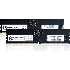 DDR5 RAM 48GB (2x24GB) 5600MHz PC5-44800 CL46 UDIMM 1.1V 288 kontaktų Stalinis kompiuteris Operatyviosios atminties modulio montavimas