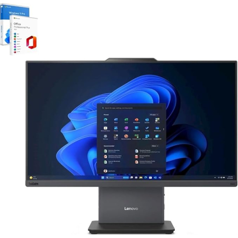 Lenovo All in One Neo 24 colių FHD U300 iki 4.40GHz 32GB RAM ddr5 512GB SSD Wifi 6 Bluetooth Win 11 MS Office 2021 Garantija 36 mėn.
