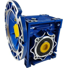 NMRV050 Schneckengetriebe-Drehzahlminderer 80B5 Rundflansch mit 19 mm Eingangswelle 25 mm Ausgangsbohrung Metallgetriebe