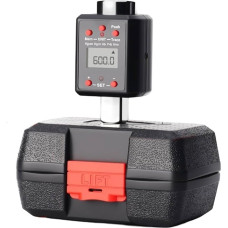 Digitaler verstellbarer Drehmomentschlüssel-Adapter, 1/4 3/8 1/2 3/4 Zoll, 0,3–600 Nm Kapazität, Metallkonstruktion mit LED-Leuchten und Soundalarmen (19 mm)