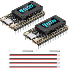 ESP32 LoRa V4 kūrimo plokštė su ESP32-S3 SX1262 LoRa moduliu 0,96 colio OLED ekranas WiFi Bluetooth 2MB PSRAM 16MB Flash Palaiko GPS ir saulės LoRa anteną AR Duino Meshtastic LoRaWAN IOT Pack