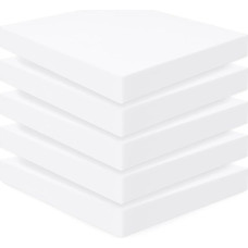 Polsterschaumstoff, 12,7 cm T x 61 cm B x 61 cm L, hochdichte Polsterung, geeignet für Couch, Fenstersitze, Sitzkissen-Ersatz und Bastelarbeiten (auf jede Größe zuschneidbar), 5 Stück