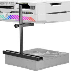 upHere GBS1 GPU Mount Fan Mount Height Adjustable Graphics Card Support Aluminum GPU Sag Mount Stand for Graphics Card (128mm)