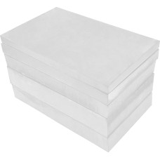 Schaumstoffplatte mit hoher Dichte, weiße Schaumstoffkissen für Bürostühle und Hocker, Polsterung, Möbelpolsterung, Esszimmer-Sitzkissen, Erkerfenstersitze (90 x 40 cm, 15 cm dick)