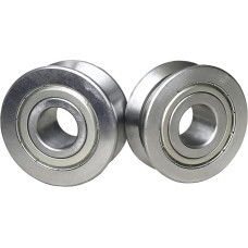 10 vnt. L20/7ZZ L20/7 L20 V veržlių su veržlėmis Rollenlager 7x22x11mm