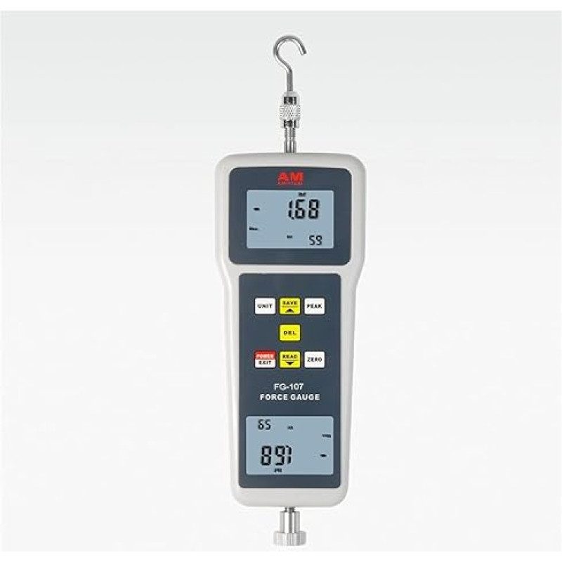 Kraftanzeige digitaler Push-Zugkraftzähler-Tester N/kg/lb 20n 50n 100n 200n 300N 500n Mechanische Geräte Dynamometer, Gute Zähigkeit