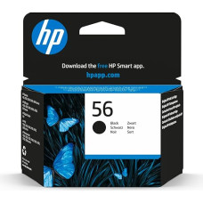 HP C6656AE 56 Original Ink Cartridge, Black, Pack of 1