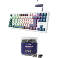GXTrust 872 Xyra Gasket TKL mechaninė klaviatūra QWERTZ išdėstymo, 