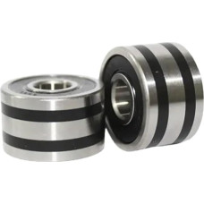 4/10PCS B8-23D generatorius Klimaanlage Kompressor Lager Nicht-Standard 608-2RS 8 * 23 * 14MM kortelės lizdas (B8-23D kortelės lizdas, 4 vnt.)