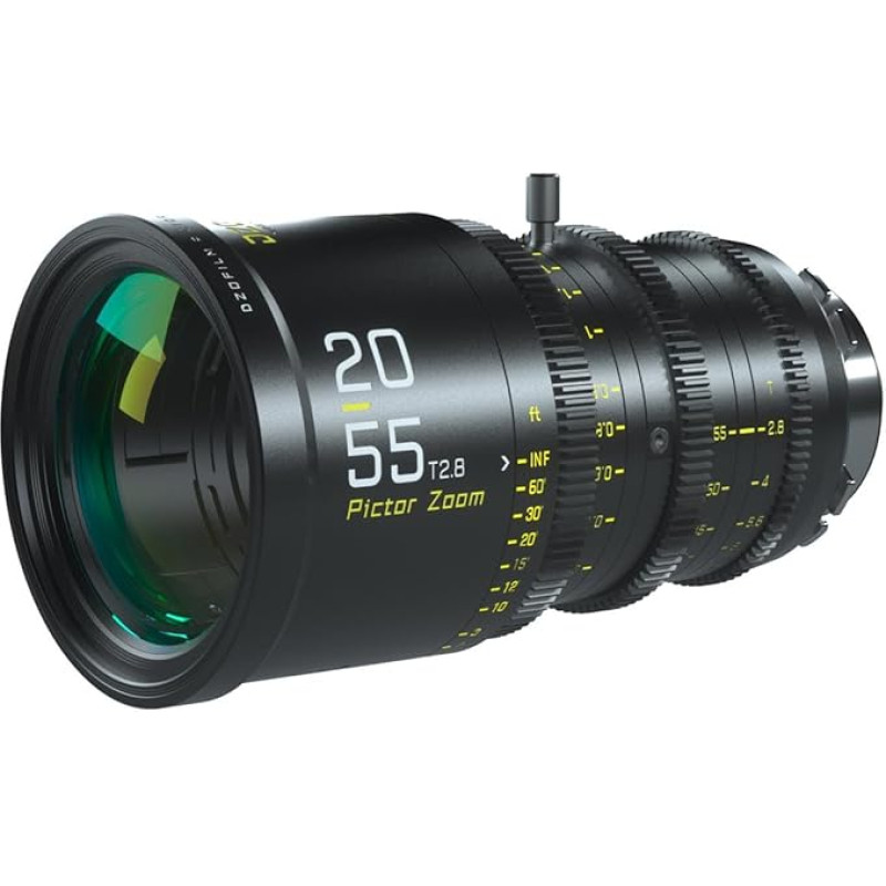 DZOFILM kino objektyvas Pictor Zoom 20-55 T2.8 Black, skirtas PL/EF laikikliui (S35)