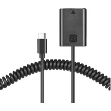 Raeisusp USB tipo C spyruoklinis kabelis AC-PW20 NP-FW50 ataugos kabelis, skirtas 