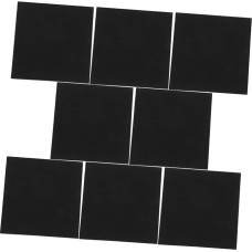 Gadpiparty Pakuotė iš 8 polietileno putų pagalvėlių Amatas supjaustyti pagal dydį putų įdėklas Apsauginis putų įdėklas Amatų siuntimo pagalvėlės, pagamintos iš putų pakavimo putų EVA juoda