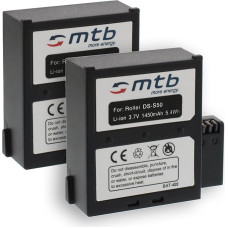 2 x baterija Rollei 6S WiFi, 7S WiFi Actioncam Bullet [3,7 V - 1450 mAh - Infochip]