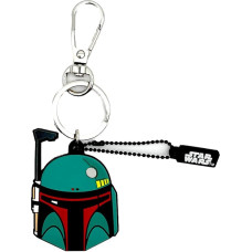 WONDEE Star Wars Mandalorian [ 2 in 1 Schlüsselanhänger + USB Stick Lustig 32gb ] Boba Fett Figuren - oficialus Disney Star Wars Merch, Star Wars Geschenke für Kinder, Frauen und Männer