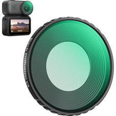 K&F CONCEPT DJI Nano Black-Mist 1/4 filtras, juodas difuzinis filtras su daugiasluoksniu padengtu HD optiniu stiklu, aliuminio lydinio rėmelis