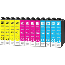 Yowell 12 x 16XL Printer Cartridges Compatible with Epson 16 16XL Colour Printer Cartridges for Workforce WF-2760 WF-2630 WF-2510 WF-2660 WF-2750 WF-2650 WF-2540 WF-2530 WF-2520
