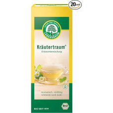 Lebensbaum Bio Kräutertraum, 20 paketėlių x 1,5 g Aromatinio, įvairaus skonio žolelių arbatos mišinys, 100 % ekologiškas, subalansuotas pikantiškas arbatos mišinys