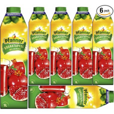 With Pufai Grocery, Pfanner Pomegranate Juice Fruit Juice 1000 ml x 6 Pieces