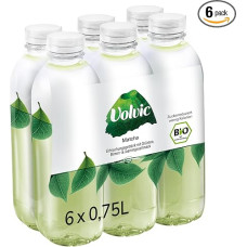 Volvic Matcha with Organic Green Tea Pears and Jasmine Flavour 6 x 0.75 L