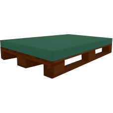 Dibapur MVSS 302 Pallet Cushion Mattress Cushion (120 x 80 x 8 cm, Amazon) with Faux Leather Flame Retardant MVSS 302 - UV Stabilised Foam for European Pallet - RG40/60 Solid