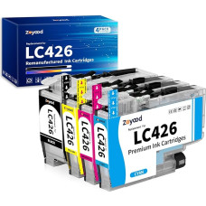 LC 426 kasetės suderinamos su Brother LC-426VAL rašalo kasetėmis LC-426 LC-426VAL LC426BK LC426C LC426M LC426Y, skirtos Brother MFC-J4335DW MFC-J4340DW MFC-J4540DW MFC-J4540DW MFC-J4540DWXL, Pack