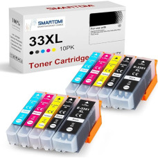 33XL daugiapakopės spausdintuvo kasetės, suderinamos su 