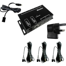 IR Repeater, IR Repeater Infrared Remote Control SZBJ EU (BJ106, Black)