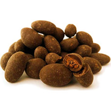 Edelmond Cocoa Beans in Bitter Chocolate / 175 g Bag Only One Ingredient / Fair Trade Fine Cocoa Vegan & No Allergens / Outer Melt, Crispy Inside