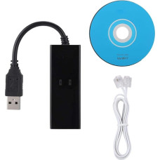 USB 56K balso fakso duomenų išorinis V.92 USB išorinis modemas, suderinamas su XP