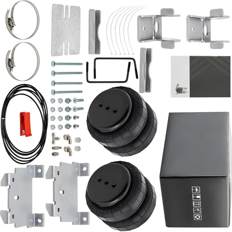Luftfedertaschen Kompatibel Mit GMC Für Sierra 1500 2007-2018 Air Spring Bag Tow Assist Heckkompressor-Kit Luftfederungsfeder-Kit