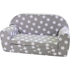 Knorrtoys.com 68441 Vaikiška sofa, baltos žvaigždutės