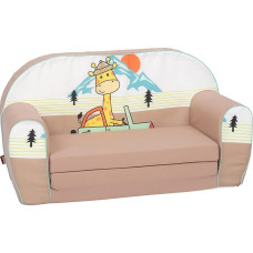 Knorrtoys 75001 Vaikiška sofa žirafa kelionėje