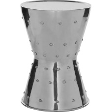 SAFAVIEH Dekoratyvinė metalinė taburetė, sidabrinė, 35 x 35 x 50 cm