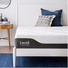 LUCID Hibridinis latekso čiužinys, H3, 25 cm aukščio - kišeninis spyruoklinis čiužinys su gelio atminties putomis ir elastingomis latekso putomis - Oeko-Tex - spyruoklinis čiužinys, 80 x 190 cm