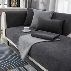 Neslystanti sėdynės apsauga Vandeniui atsparus I formos katės ir šuns kampinis sofos kampinis 3 vietų sofos užvalkalas Kampinė sofa 2 vietų sofos užvalkalas Apsauginis užvalkalas Sofos sofos užvalkalas, Š 90 x 210 cm