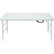 Folding Table Plastic Portable Heavy Duty White Camping Party Garden Dinner Kitchen Work Indoor Outdoor 4ft