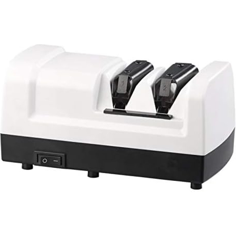 Rosenstein & Söhne Knife Sharpener: Electric Professional Diamond Knife Sharpener, Coarse and Fine Grinding, 60 W (Electric Knife Sharpener, Knife Sharpener, Electric Sharpening)
