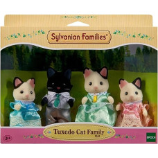 Sylvanian Families L5181 Tuxedo Katzen Familie - Pupų namų figūrėlės