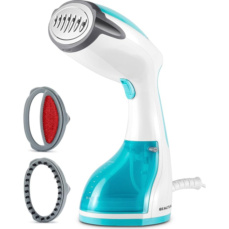 BEAUTURAL Steamer 1200 W 260 ml Steam Brush 30s Quick Heating Garment Steamer for Travel and Home